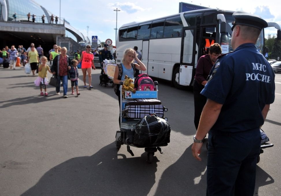 В Рязань прибыло 103 беженца с Украины