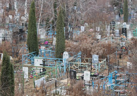 В Рязани запретили ездить по грунтовкам на кладбищах