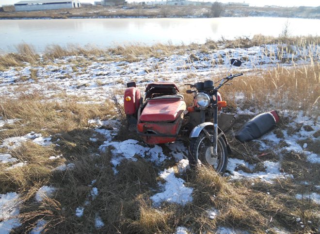 В Касимовском районе мотоцикл улетел в кювет, водитель погиб