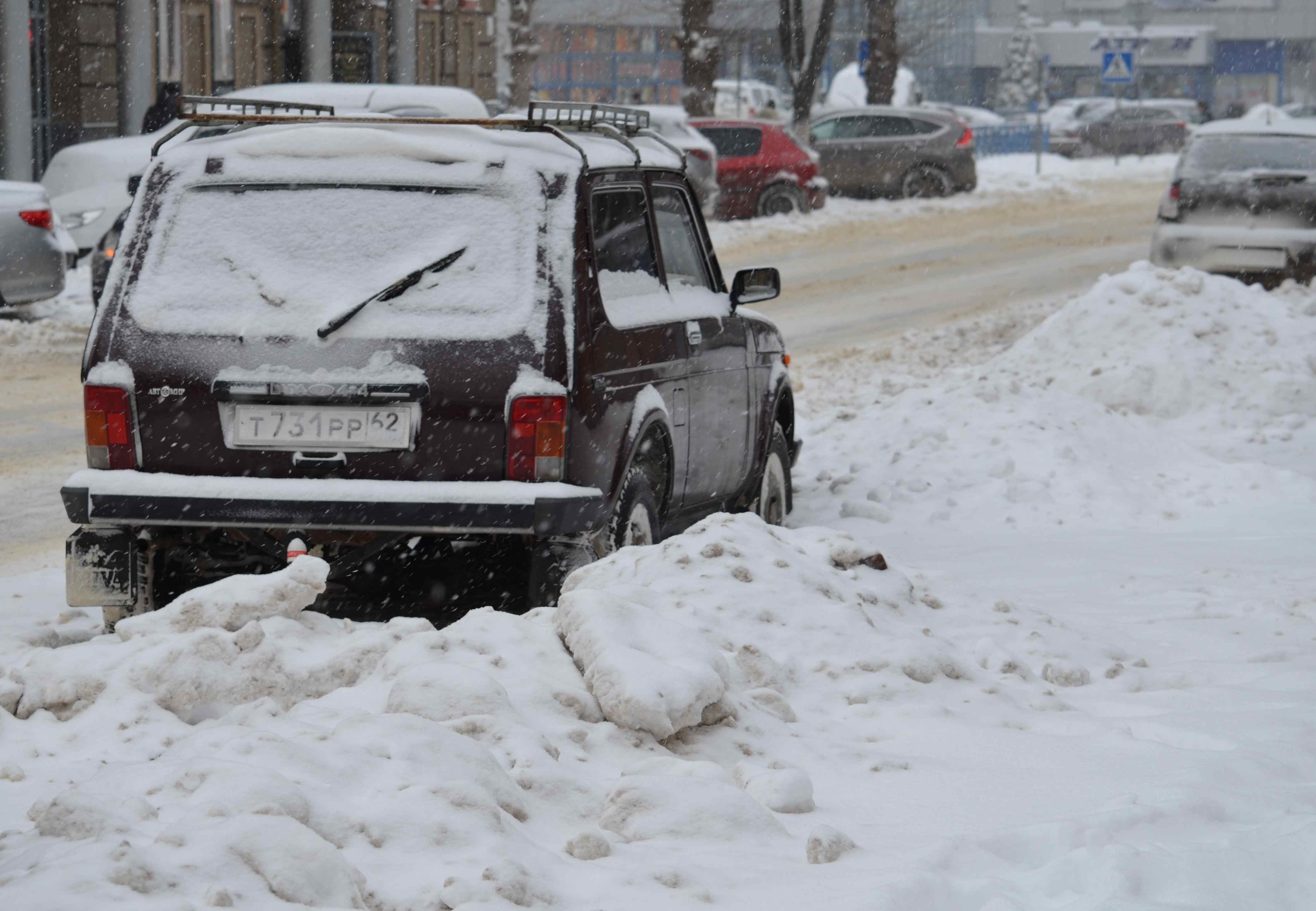 В снегопад проезд для водителей в Рязани будет бесплатным