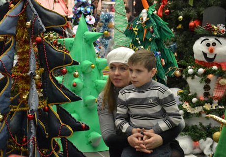 В Рязани выбрали самую необычную новогоднюю елку