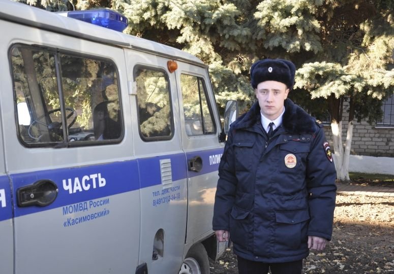 Касимовский полицейский спас утопающего