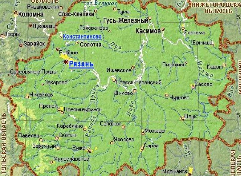 Обновлена «коронавирусная карта» Рязанской области