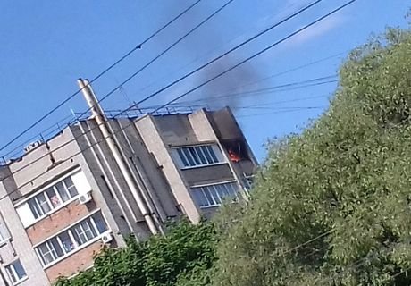 На пожаре в Дашково-Песочне пострадал мужчина