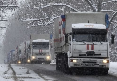 Россия в 16-й раз направила гумконвой на Донбасс
