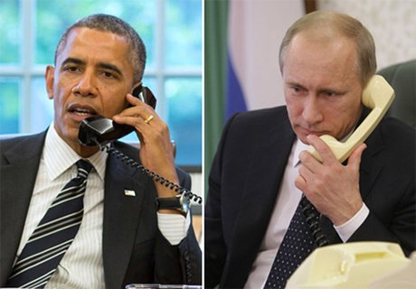 Обама позвонил Путину по вопросу Сирии и Украины