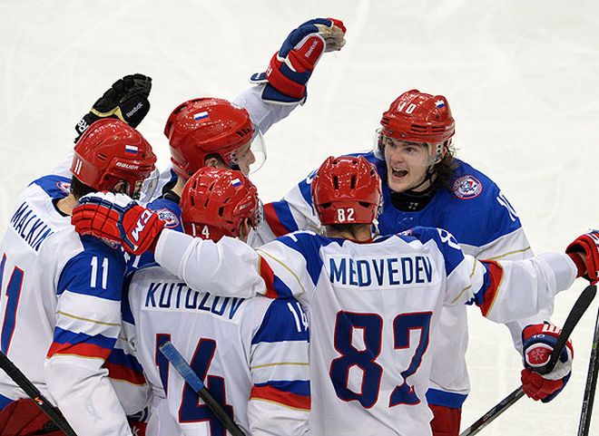Россия вышла в полуфинал чемпионата мира по хоккею