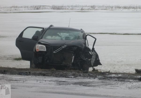 В утреннем ДТП на рязанском участке М6 погиб водитель Kia