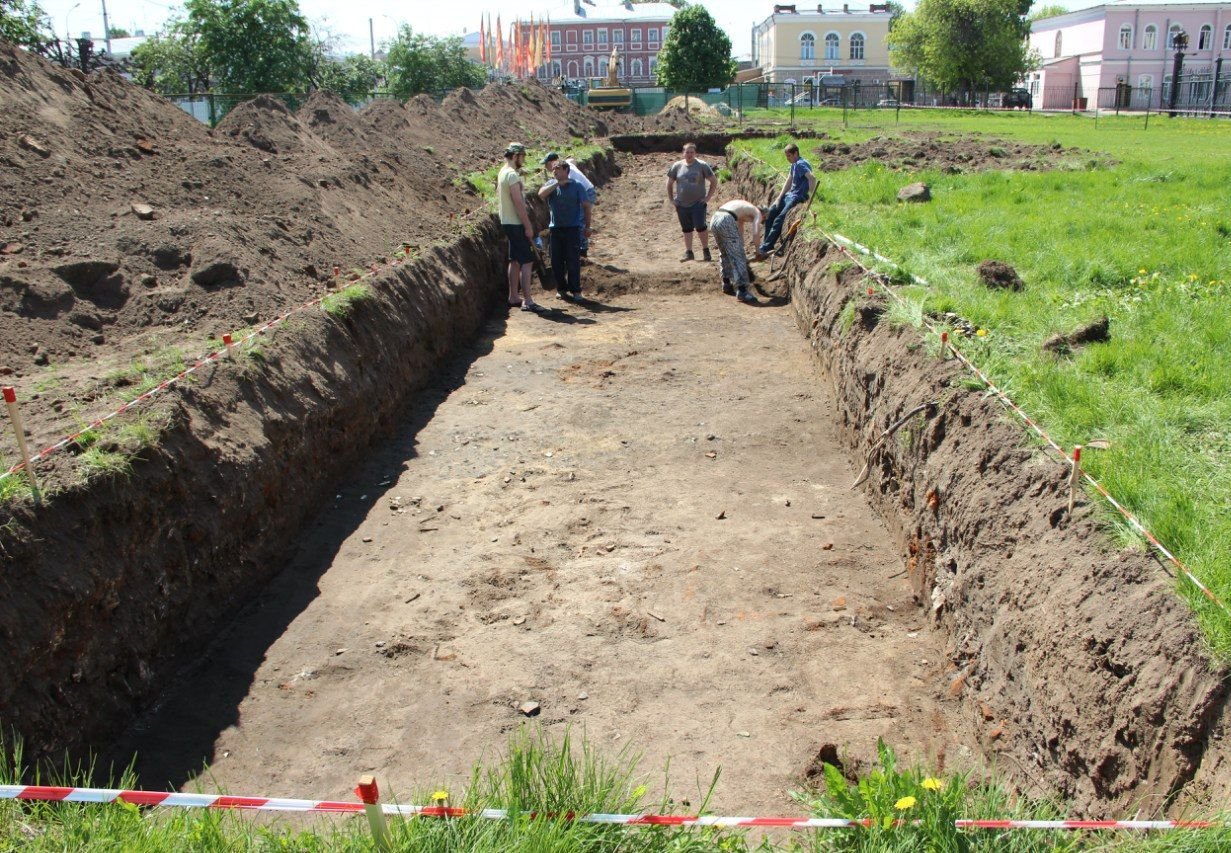 В Рязани на месте будущего музея Кремля начаты раскопки