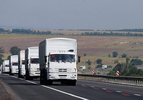 Украина признала российский груз гуманитарной помощью