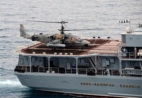 Россия испытала первый вертолет для «Мистраля»