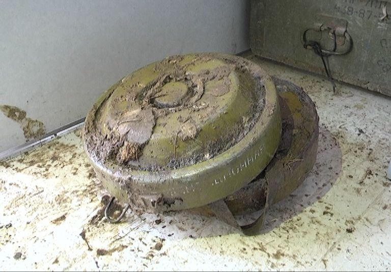 В Дягилеве на стройке обнаружены две мины