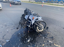 Виновником аварии с мотоциклистом на Южной окружной стал водитель «Газели»