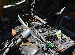 На проезде Шабулина водитель получил ожоги при возгорании «Газели»