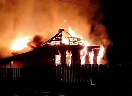 В МЧС рассказали о крупном пожаре в Клепиковском районе