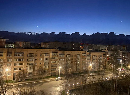 Над Рязанью сфотографировали облака «как в фильме ужасов»