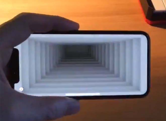 Оптическая иллюзия с iPhone X взбудоражила соцсети (видео)