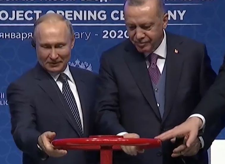 Путин и Эрдоган открыли «Турецкий поток»
