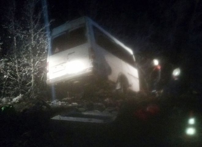 В Марий Эл при столкновении микроавтобуса и КАМАЗа погибли 14 человек