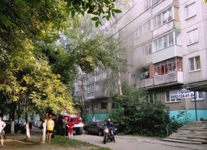 На улице Зубковой произошел пожар в пятиэтажке