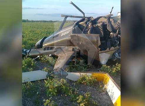 Пилот упавшего под Рязанью вертолета находится в тяжелом состоянии
