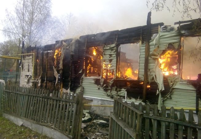Пожар в Спасском районе оставил без крова 14 человек