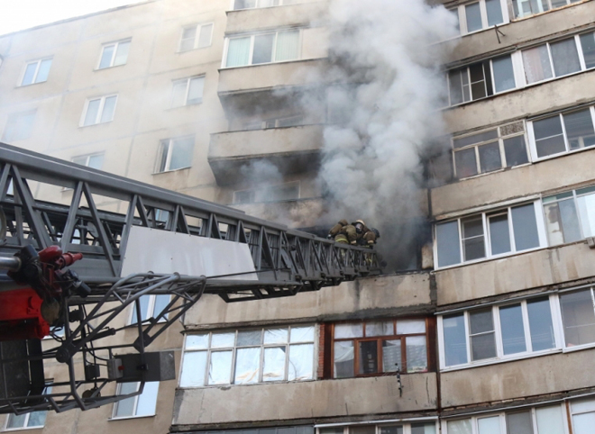 МЧС опубликовало фоторепортаж с трагического пожара в Канищеве