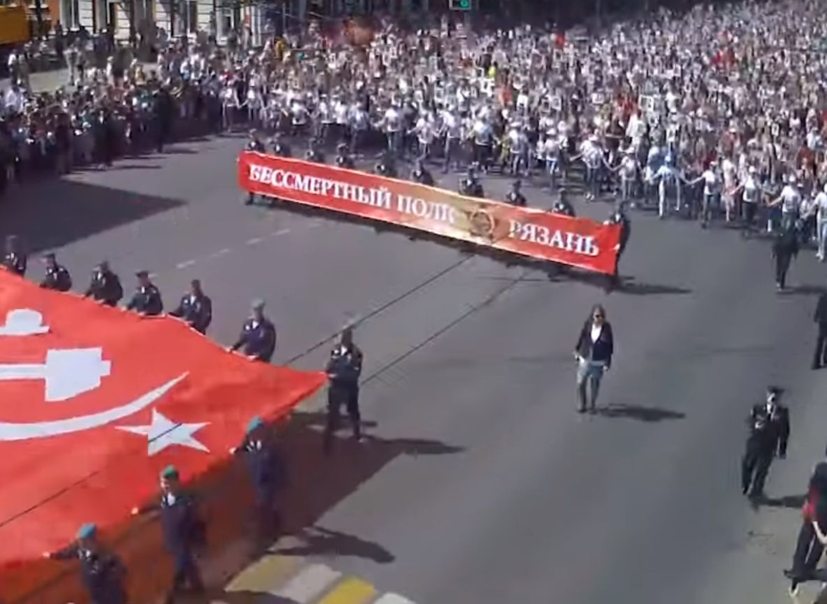Рязанский Парад Победы показали за пять минут