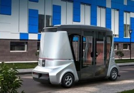 Рязанцы создали первый в России беспилотный автобус
