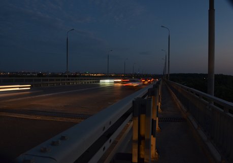 В Рязани заменят освещение Солотчинского моста