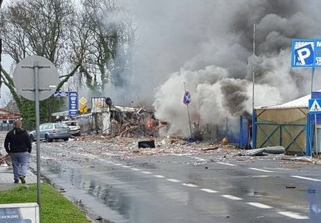 На границе Польши и Германии произошел мощный взрыв