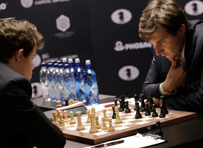 Карякин и Карлсен сыграли вничью 12-ю партию ЧМ по шахматам