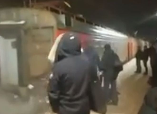 Опубликовано видео с места пожара в электричке Рязань — Москва