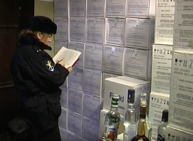 В Рязани обнаружили четыре тонны поддельного алкоголя