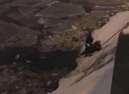 Спасший из Москвы-реки рязанку полицейский получил обморожение рук