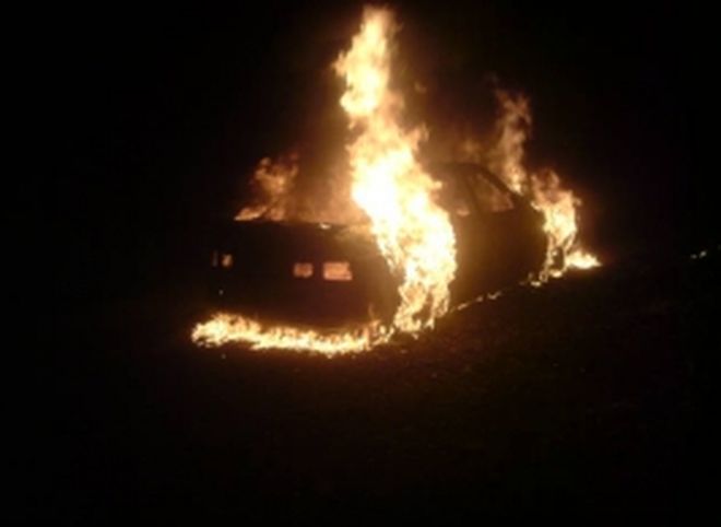 Ночью в Дядькове сгорели три автомобиля