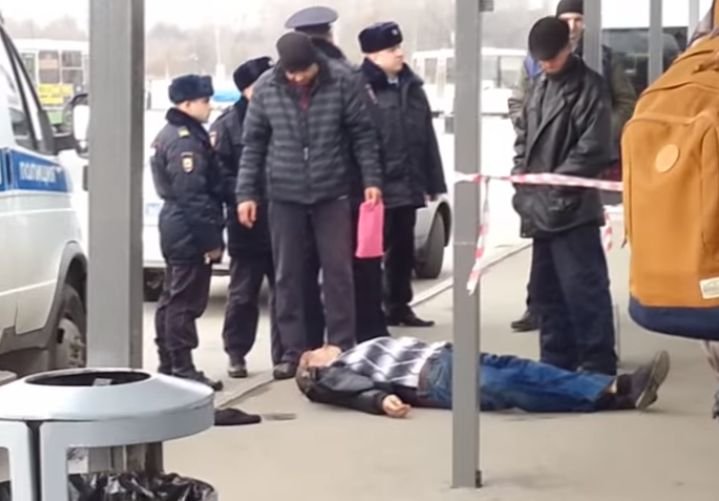 В Рязани возле ТЦ «Круиз» обнаружен труп мужчины (видео)