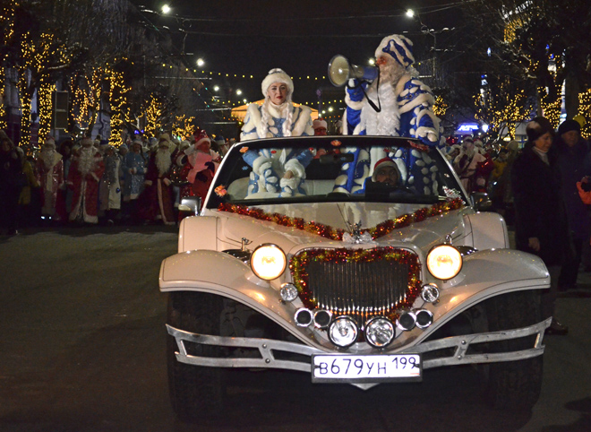 В субботу из-за парада Дедов Морозов перекроют центр Рязани