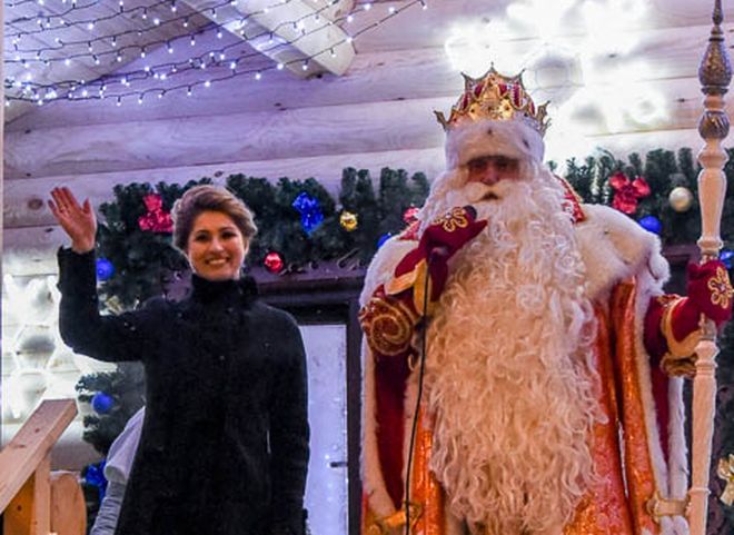 Рязанскую «Новогоднюю деревню» открыл Дед Мороз из Великого Устюга
