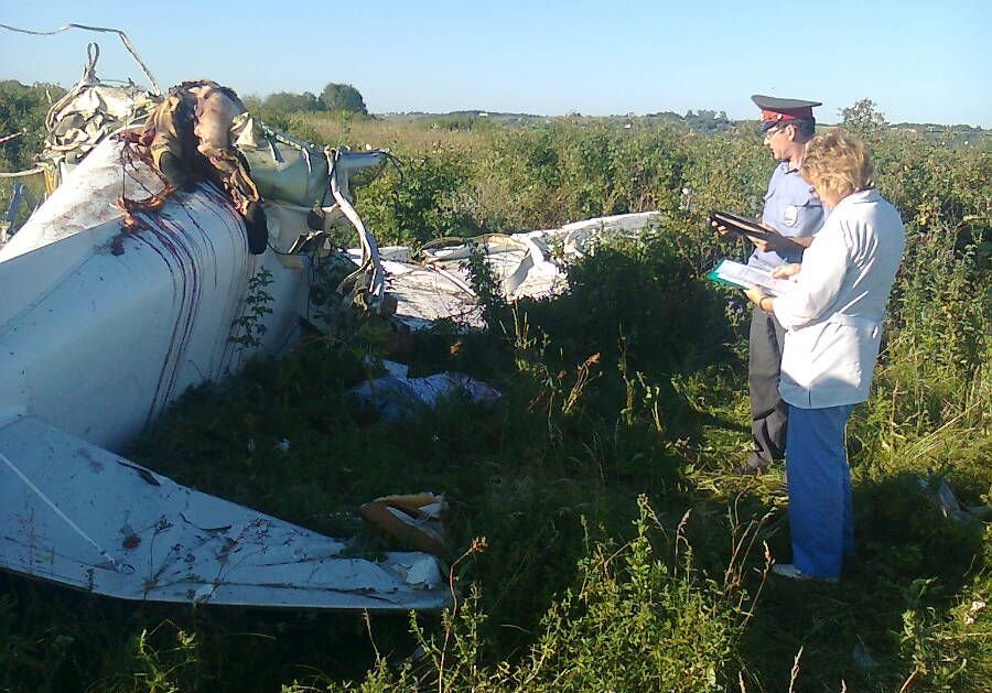 СКР возбудил уголовное дело по падению самолета под Спасском