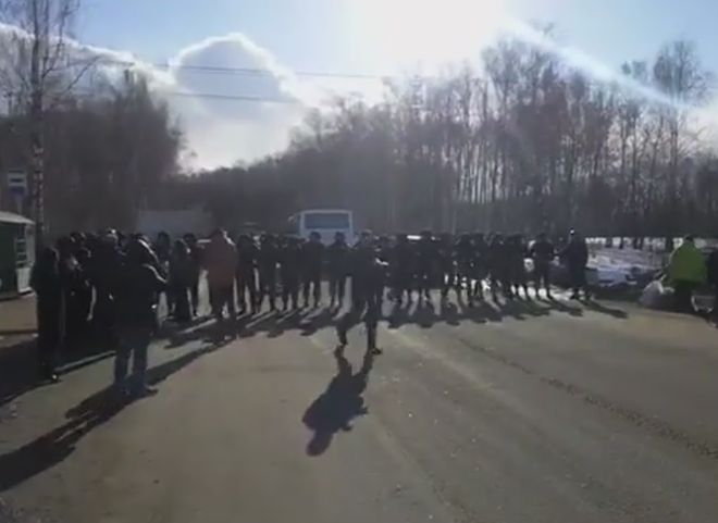 ОМОН задержал участников акции против свалки в Коломне (видео)