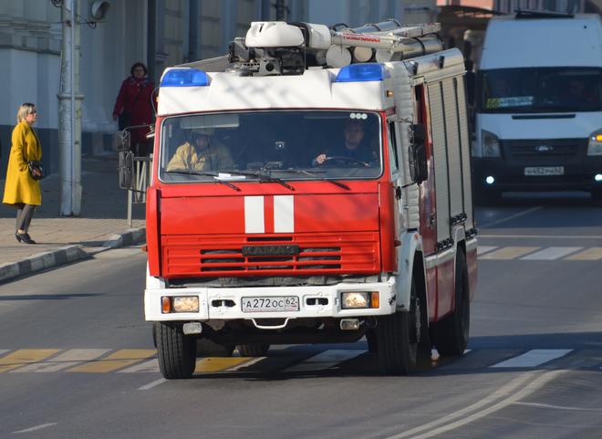 В Рязани произошел пожар в пятиэтажке