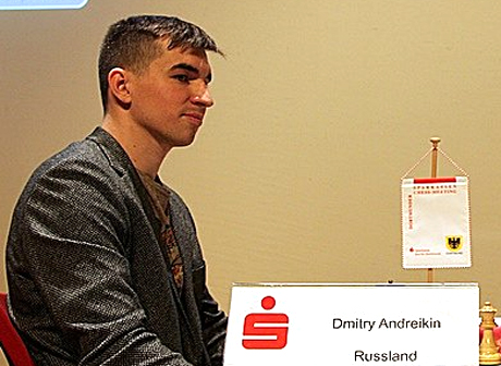 Андрейкин и Крамник сыграли вничью на супертурнире в Дортмунде
