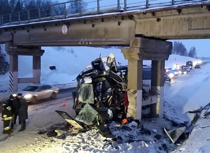 После страшной аварии с автобусом в Рязанской области возбуждено уголовное дело