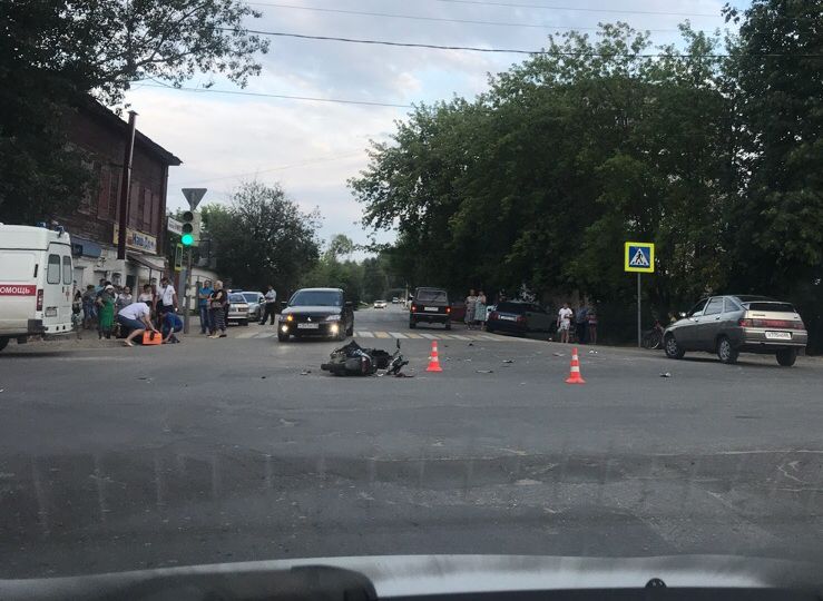 В Касимове произошло ДТП с участием мотоцикла