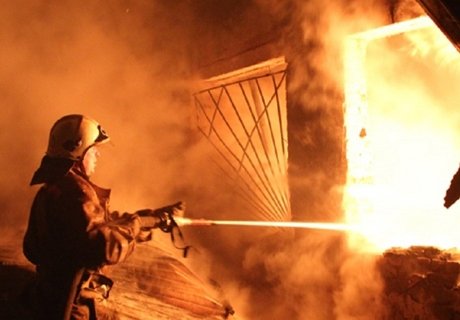 На пожаре в рязанском селе Подвислово  пострадал человек
