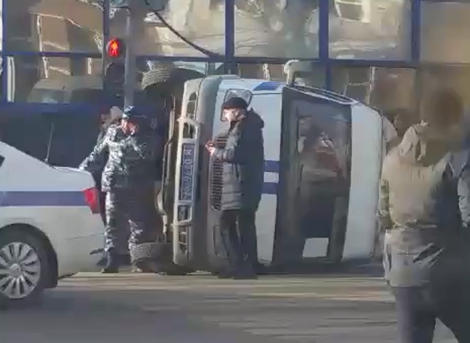 Назван виновник аварии в центре Рязани с участием полицейской машины