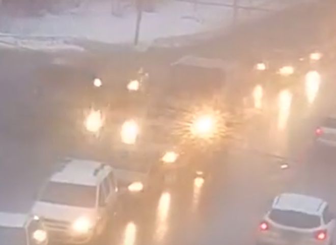 Авария на Касимовском шоссе попала на видео