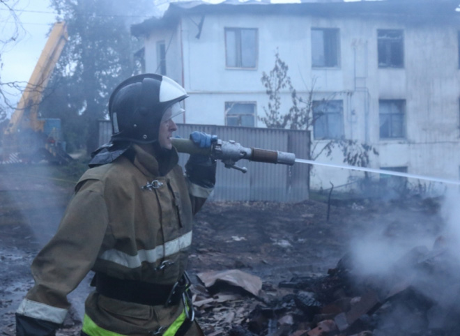 МЧС опубликовало фотографии последствий крупного пожара в Касимове