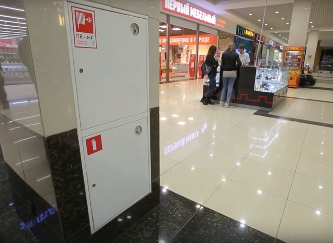 «Премьер» опубликовал видео, рассказывающее о пожарной безопасности торгового центра